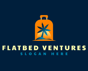 Travel Island Luggage logo design