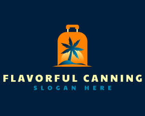 Travel Island Luggage logo design