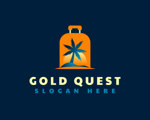 Travel Island Luggage logo design