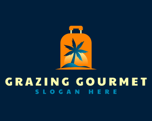 Travel Island Luggage logo design