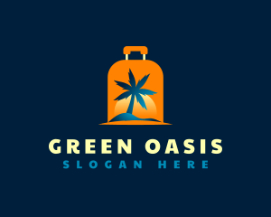 Travel Island Luggage logo design