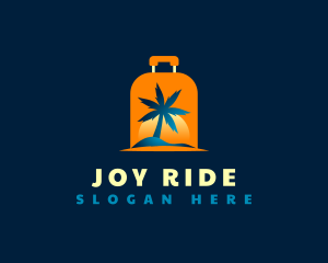 Travel Island Luggage logo design