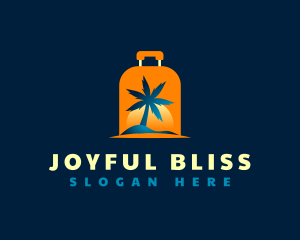 Travel Island Luggage logo design