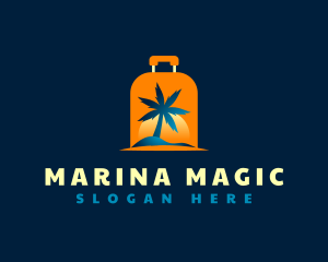 Travel Island Luggage logo design