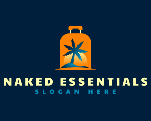 Travel Island Luggage logo design