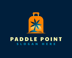 Travel Island Luggage logo design