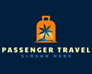 Travel Island Luggage logo design