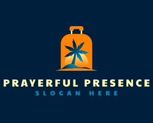 Travel Island Luggage logo design