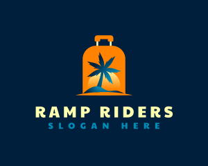 Travel Island Luggage logo design