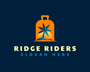 Travel Island Luggage logo design