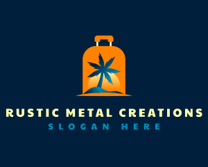 Travel Island Luggage logo design