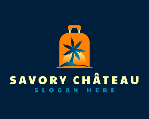 Travel Island Luggage logo design