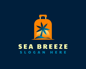 Travel Island Luggage logo design