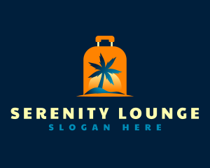 Travel Island Luggage logo design