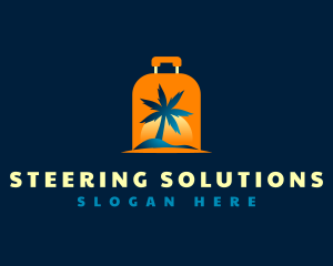 Travel Island Luggage logo design