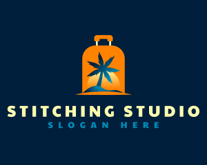 Travel Island Luggage logo design