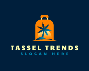 Travel Island Luggage logo design