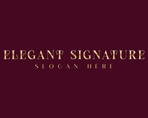 Luxury Elegant Boutique logo design