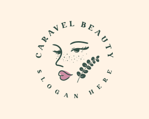 Eco Beauty Woman logo design