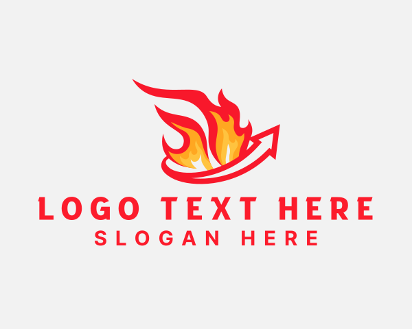 Ablaze logo example 2