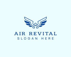 Elegant Wing Letter A logo design