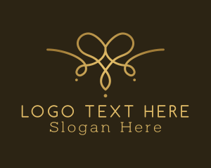 Golden Luxury Necklace Logo