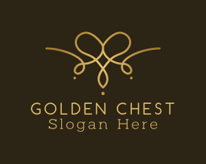 Golden Luxury Necklace logo design