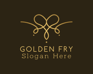 Golden Luxury Necklace logo design