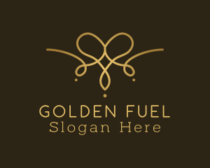 Golden Luxury Necklace logo design