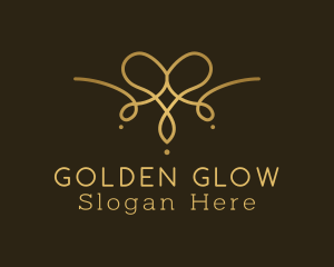 Golden Luxury Necklace logo design