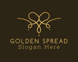 Golden Luxury Necklace logo design