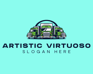 Fleet Truck Logistics  logo design