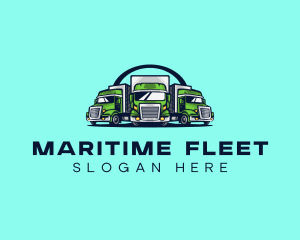 Fleet Truck Logistics  logo design