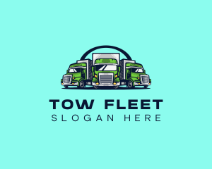 Fleet Truck Logistics  logo design