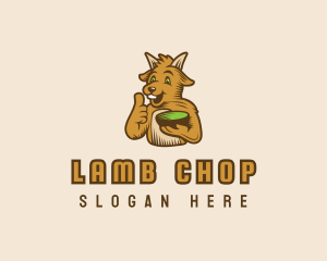 Goat Food Bowl logo design