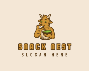 Goat Food Bowl logo design