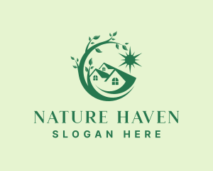 Nature Home Community logo design