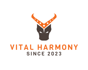 V Horns Bull logo design