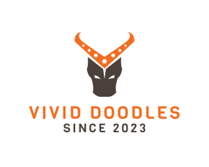 V Horns Bull logo design