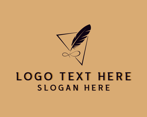 Writing logo example 1