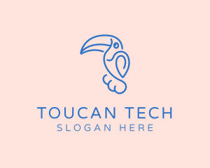 Chubby Toucan Bird logo