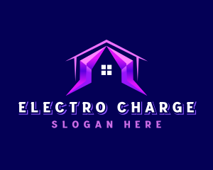 Electric Lightning House logo design