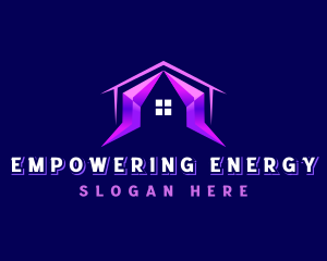 Electric Lightning House logo design