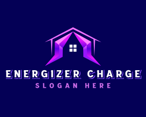 Electric Lightning House logo design