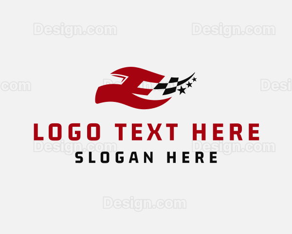 Motorsport Helmet Racing Logo