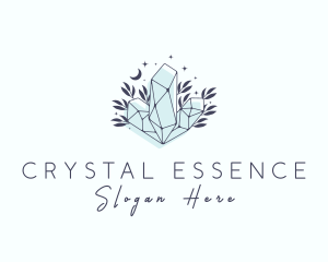 Precious Crystal Gemstone logo design