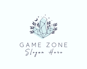 Precious Crystal Gemstone logo