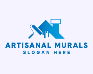 House Painting Art logo design