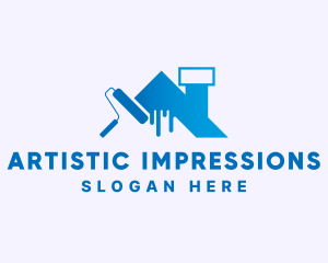 House Painting Art logo design