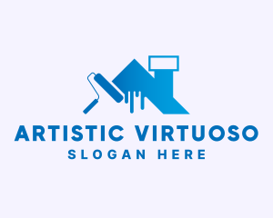 House Painting Art logo design